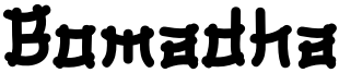 Bomadha Font