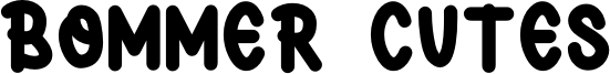 bommer cutes Font
