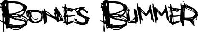 Bones Bummer Font
