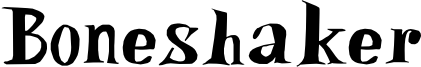 Boneshaker Font