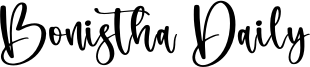 Bonistha Daily Font