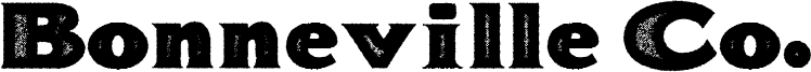 Bonneville Co. Font
