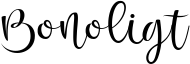 Bonoligt Font