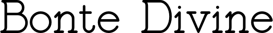 Bonte Divine Font