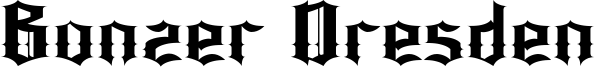 Bonzer Dresden Font