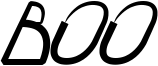 Boo Font