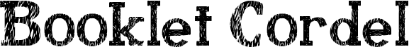 Booklet Cordel Font