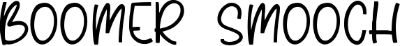 Boomer Smooch Font