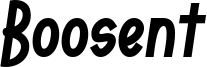 Boosent Font