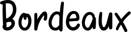 Bordeaux Font
