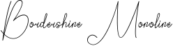 Bordershine Monoline Font