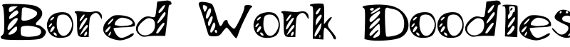 Bored Work Doodles Font