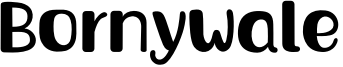 Bornywale Font