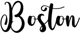 Boston Font