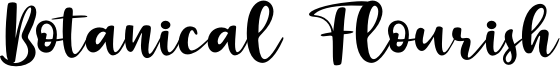 Botanical Flourish Font