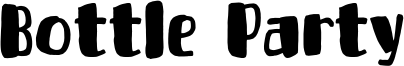 Bottle Party Font