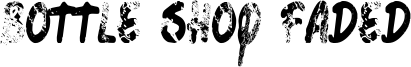 Bottle Shop Faded Font