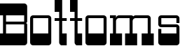 Bottoms Font