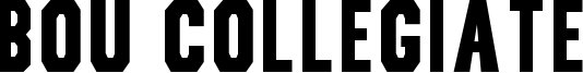 Bou Collegiate Font