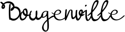 Bougenville Font