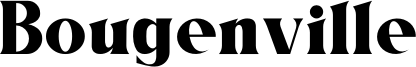 Bougenville Font