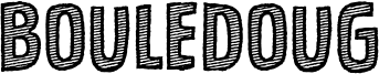 Bouledoug Font