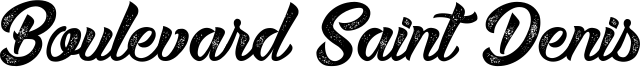 Boulevard Saint Denis Font