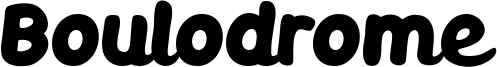 Boulodrome Font