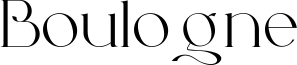 Boulogne Font