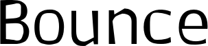 Bounce Font