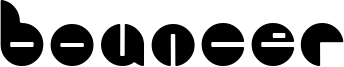 Bouncer Font