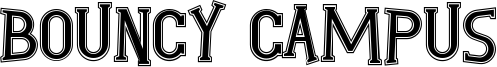 Bouncy Campus Font