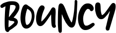 Bouncy Font