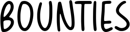 Bounties Font