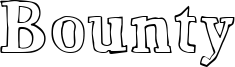 Bounty Font