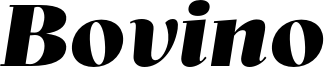 Bovino-BlackItalic.otf
