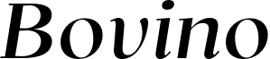 Bovino-RegularItalic.otf