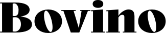 Bovino-Black.otf