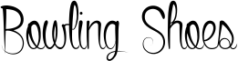 Bowling Shoes Font