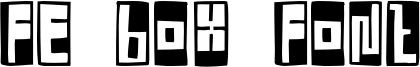 FE Box Font Font