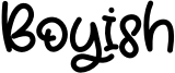 Boyish Font