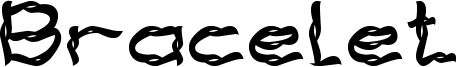 Bracelet Font