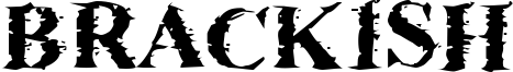 Brackish Font