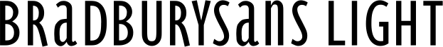 BradburySans Light Font