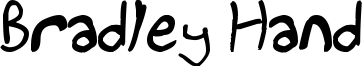 Bradley Hand Font