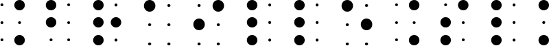 BrailleSlo 6Dot Font