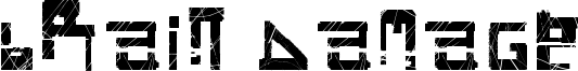 Brain Damage Font