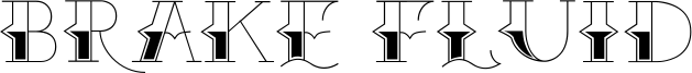 Brake Fluid Font