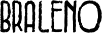 Braleno Font