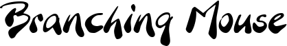 Branching Mouse Font